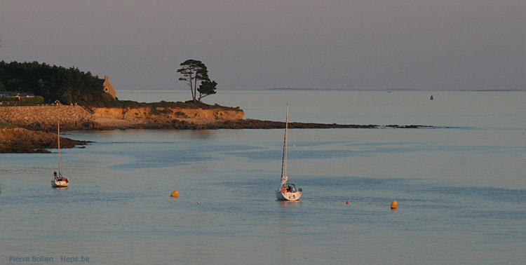 Benodet (Bretagne), un soir de calme plat ...