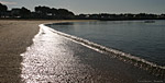 La plage de Bnodet (Bretagne) au petit matin