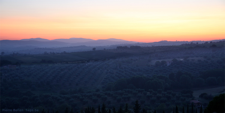 Sous le soleil (et presque la lune) de Toscane